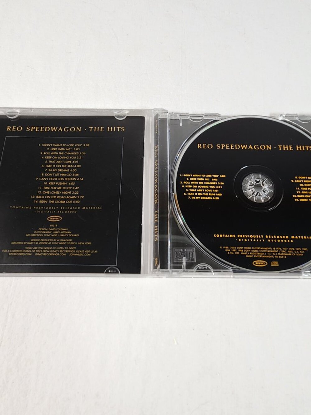 REO Speedwagon Band Autographed The Hits CD - 5 Members Signed Fast Ship - Picture 8 of 12